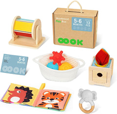 Caja de juego Montessori 5-6meses