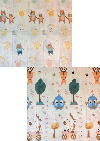 Tapete plegable reversible
