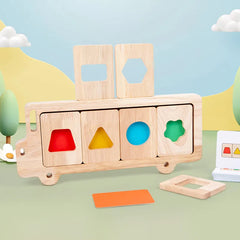 Autobús para aprender formas y colores