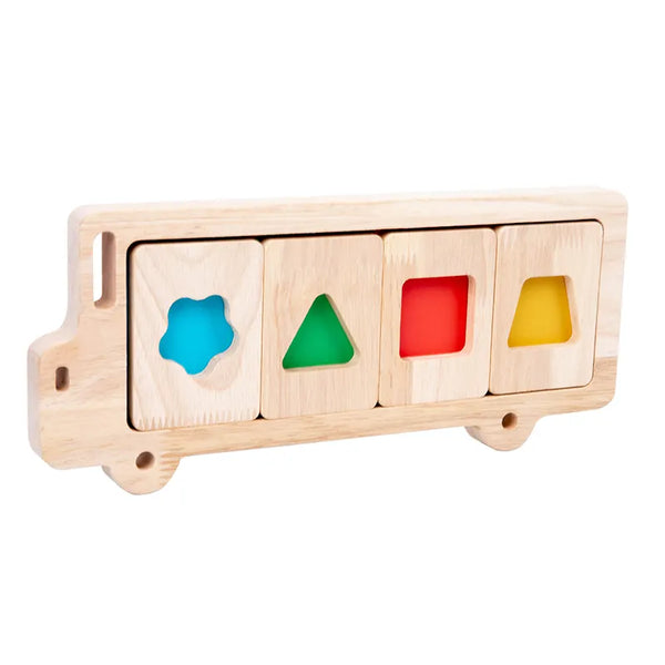 Autobús para aprender formas y colores