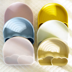 Plato de silicona con ventosa- Nube