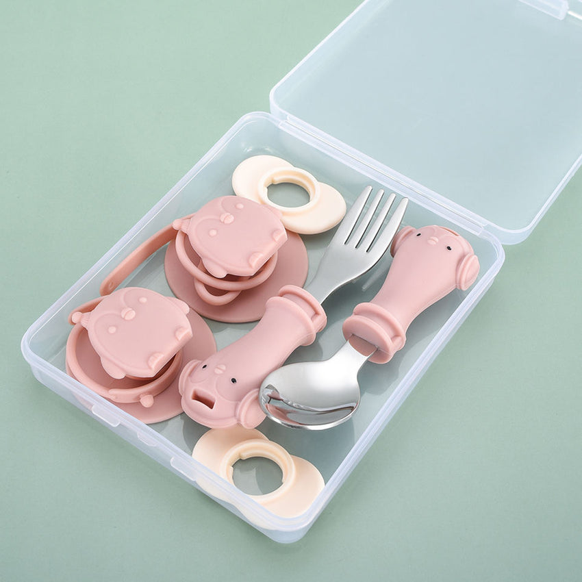 Juego de cubiertos anticaída