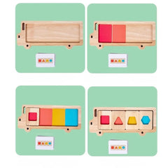 Autobús para aprender formas y colores