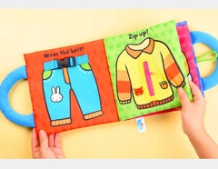 Libro de tela con actividades