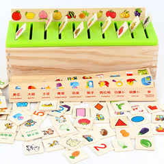 Caja de clasificación Montessori