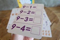 Flashcards de números para escribir