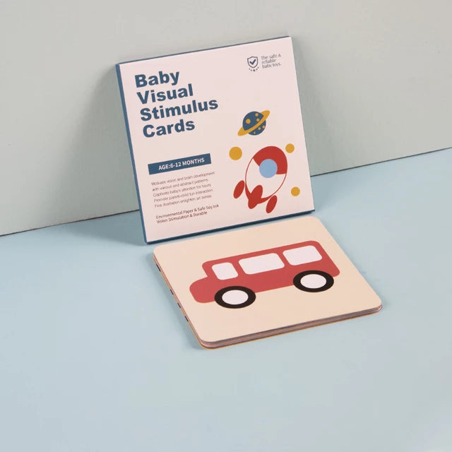 Set de tarjetas de estimulación visual bebés 12-36 meses